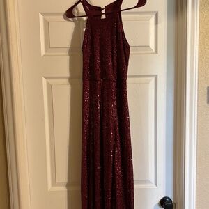 Maroon Formal Dress
